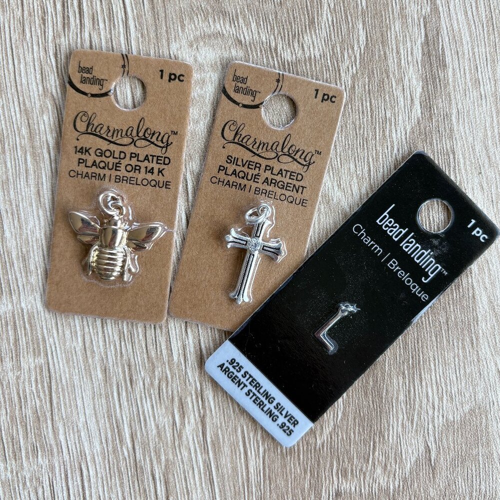 Bead Landing Charms – Lot of 3